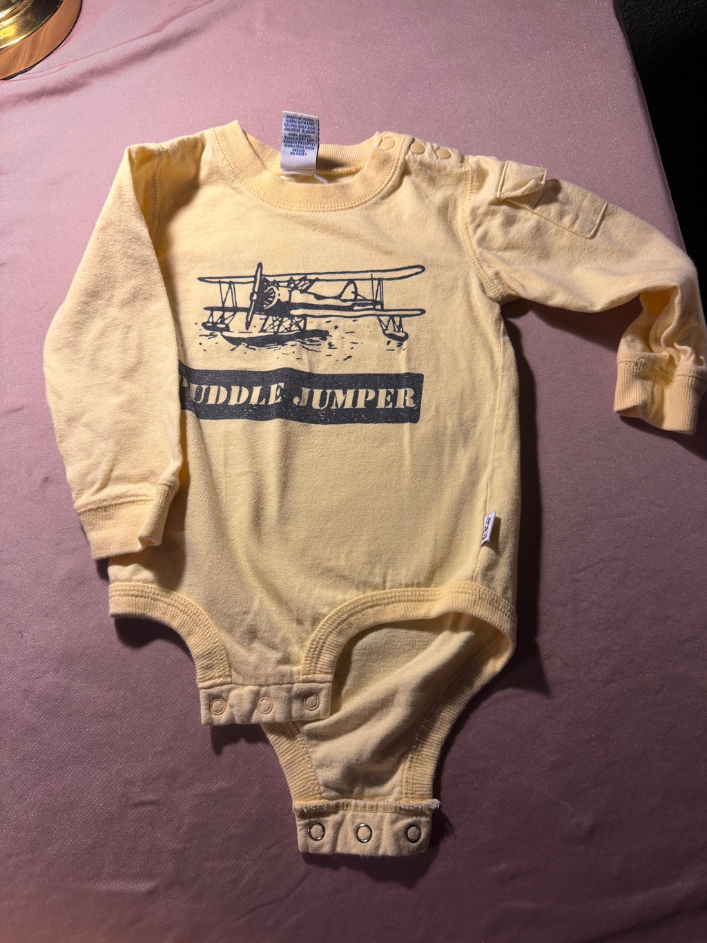Puddle Jumper Long Sleeve Baby Bodysuit