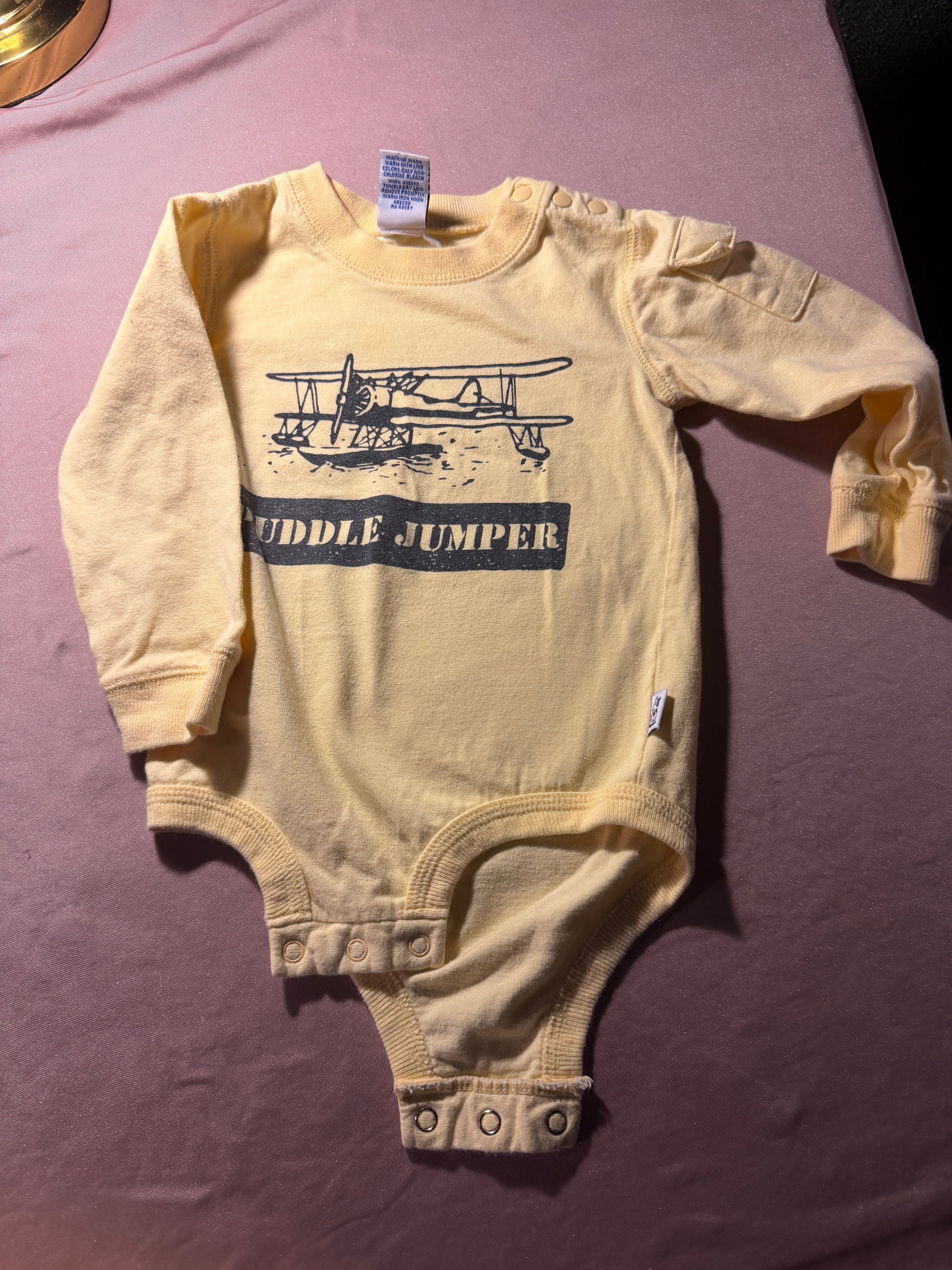 Puddle Jumper Long Sleeve Baby Bodysuit