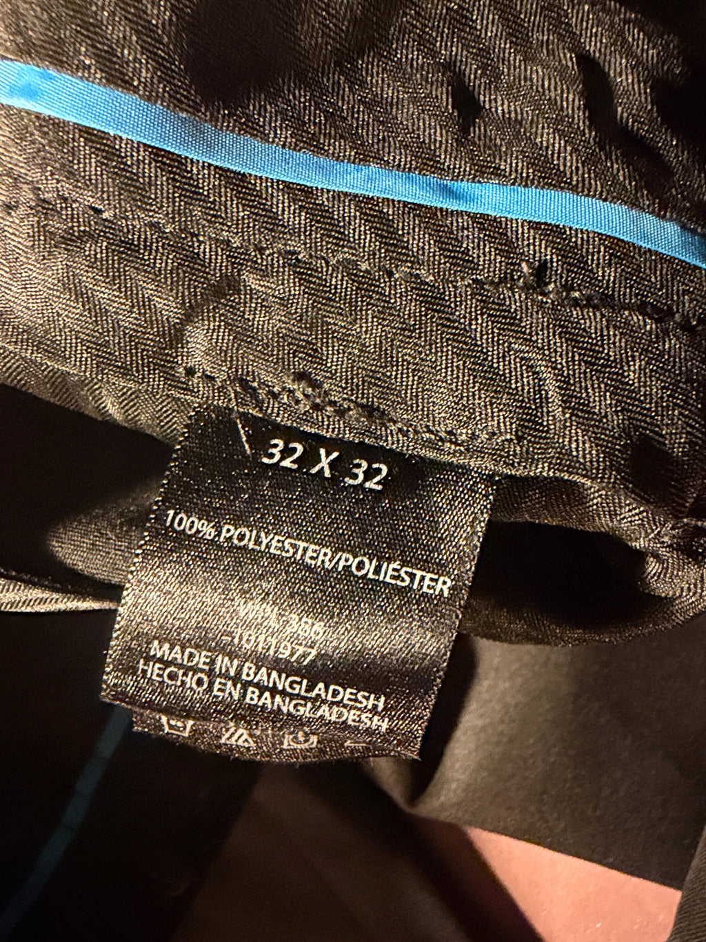 Haggar Pleated Dress Pants – Charcoal Herringbone