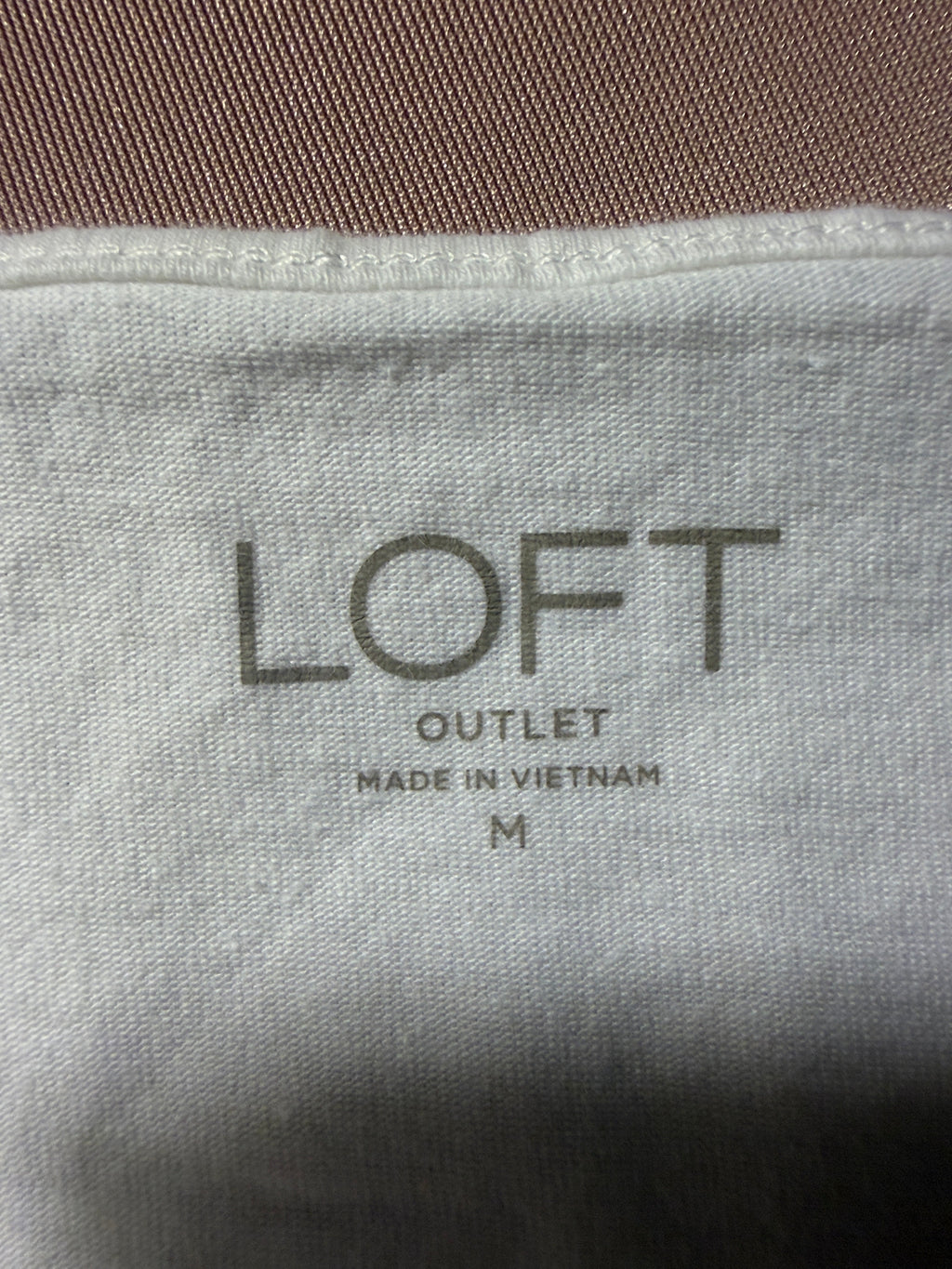 LOFT Outlet Spaghetti Strap Cami – White, Size M