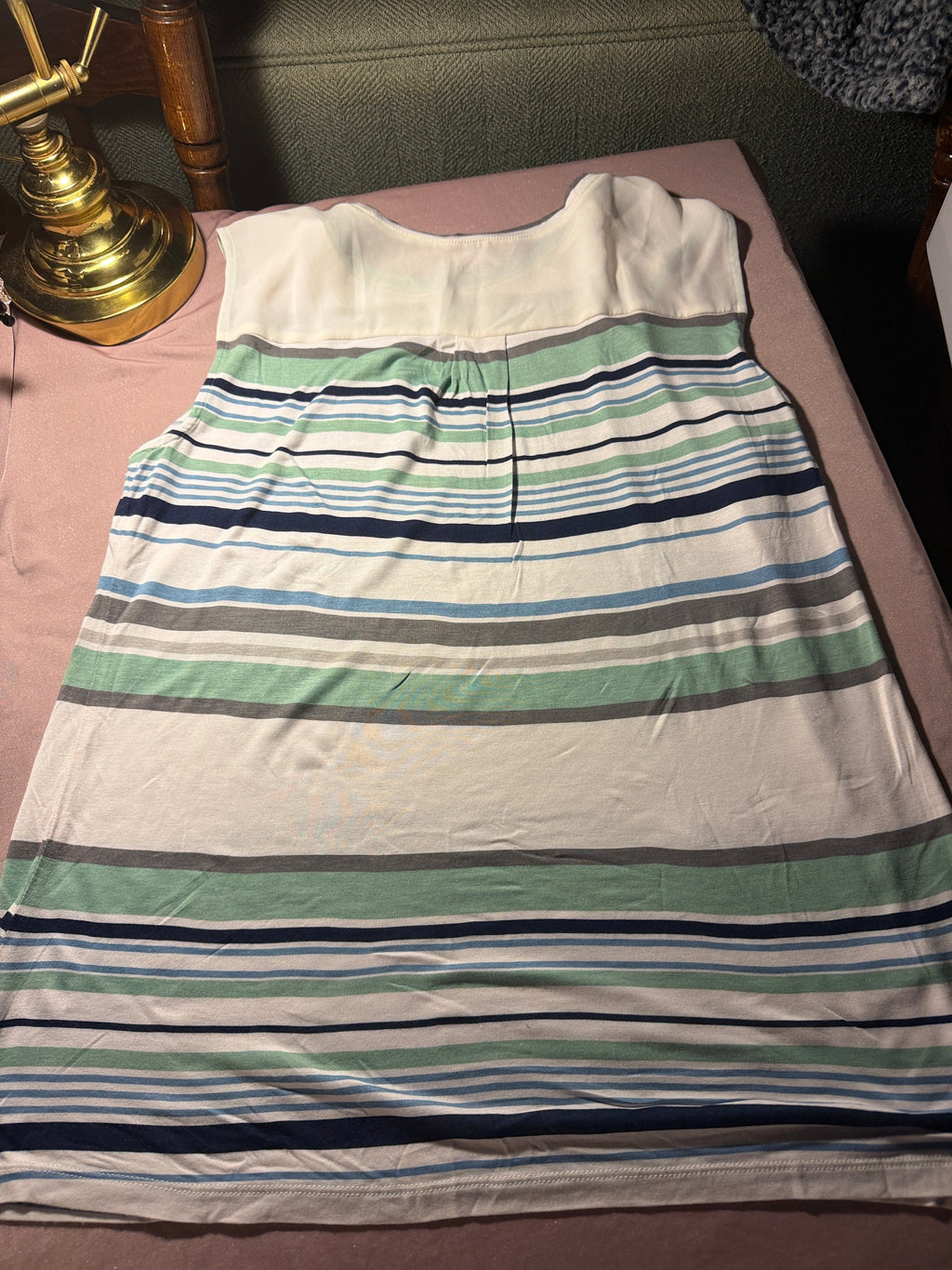 LOFT Outlet Striped Sleeveless Tank Top – Size M