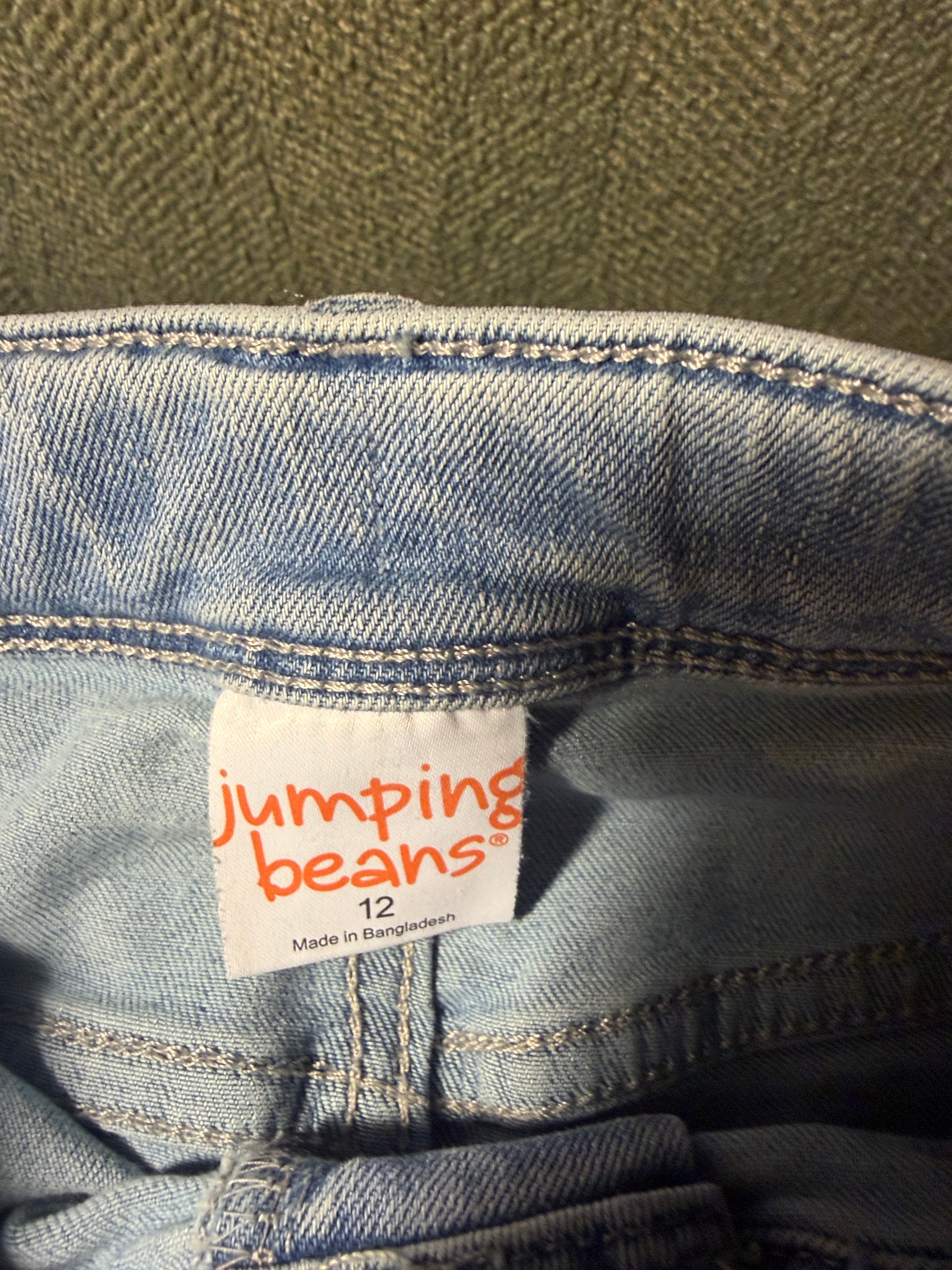 Jumping Beans Floral Embroidered Jeans – Size 12