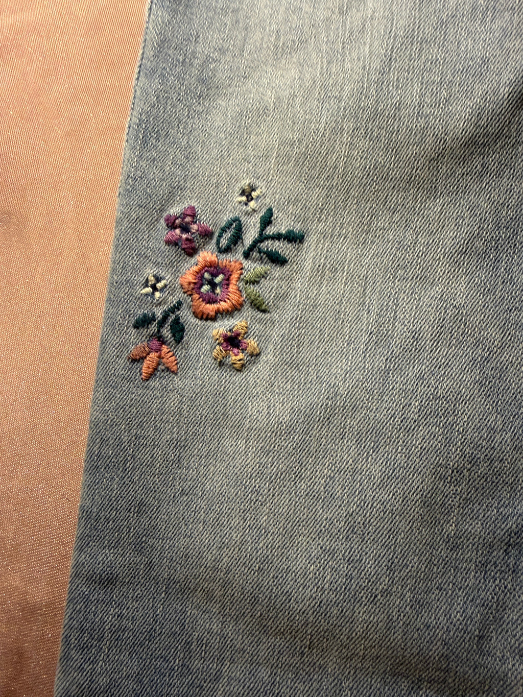 Jumping Beans Floral Embroidered Jeans – Size 12