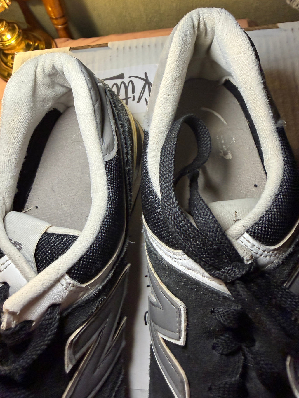 New Balance 574 Sneakers – Black/Grey (Pre-Owned)