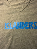 Islanders Graphic Tee – Grey Heather, Size L