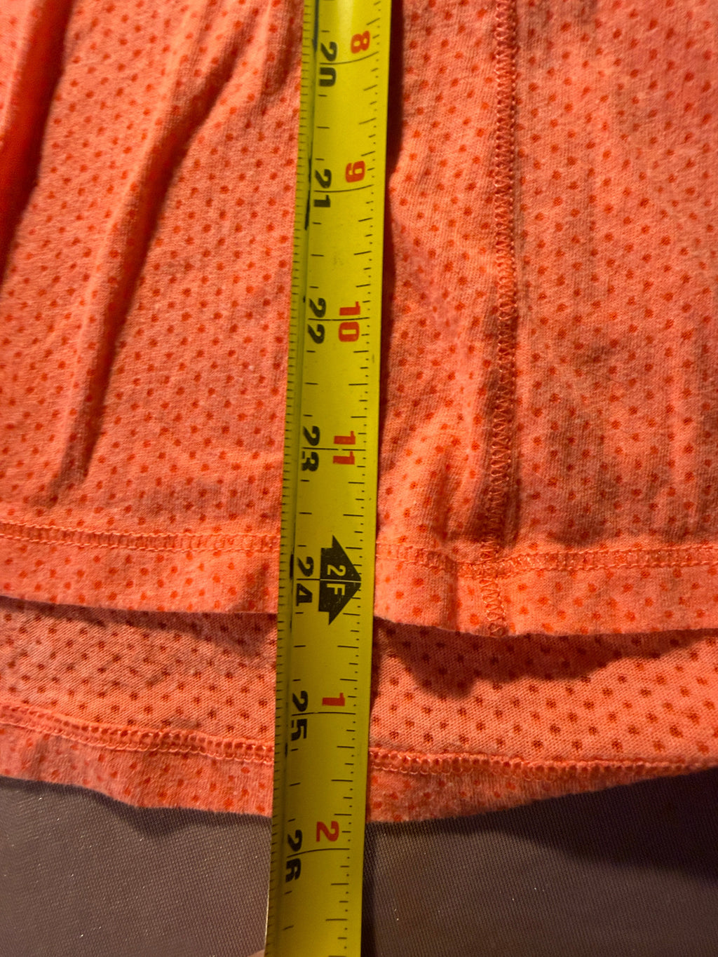 VSX Sexy Sport Neon Orange Mesh Tank Top – Size M