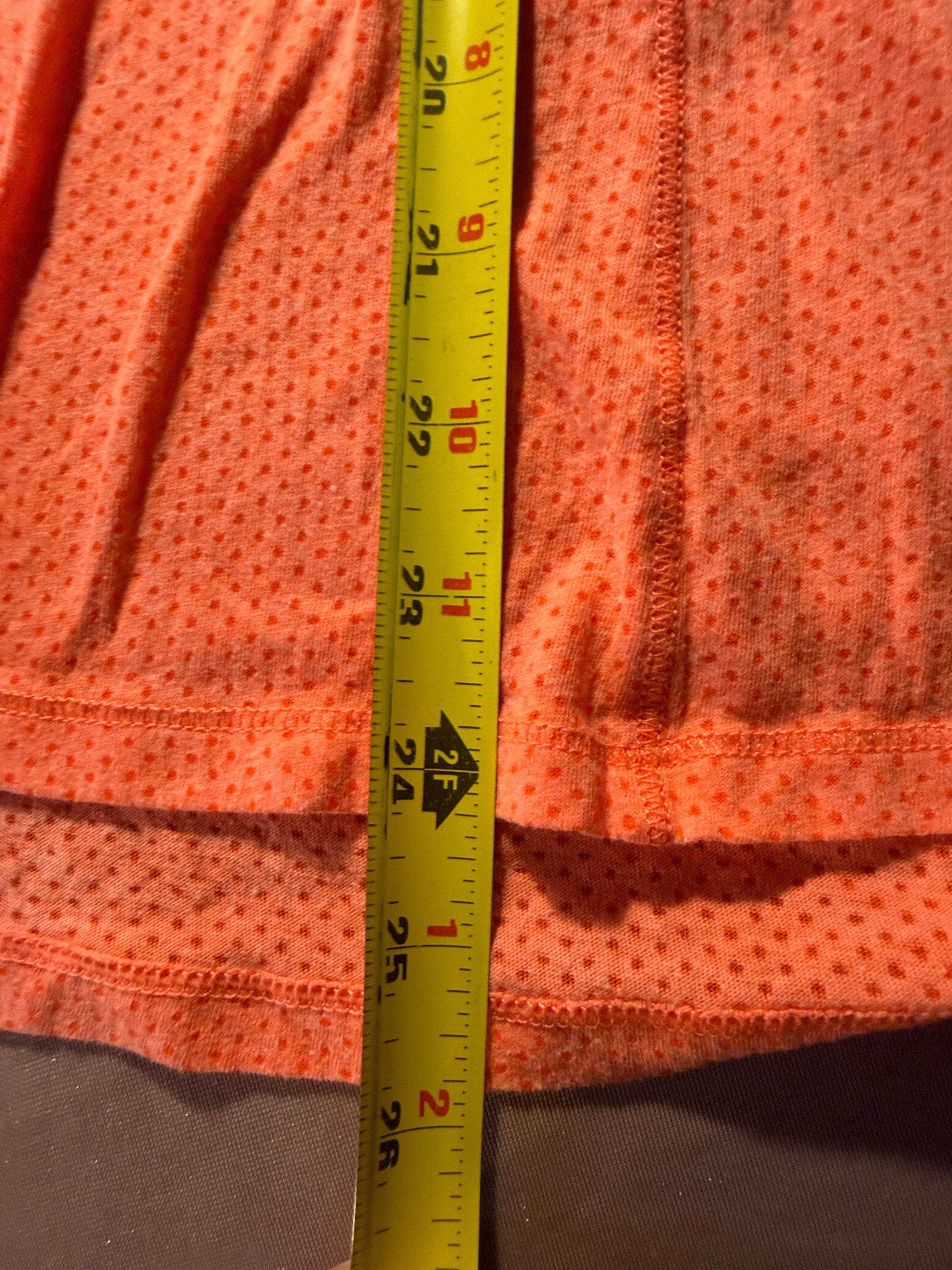 VSX Sexy Sport Neon Orange Mesh Tank Top – Size M