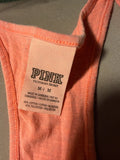 PINK Victoria's Secret Coral Racerback Tank Top