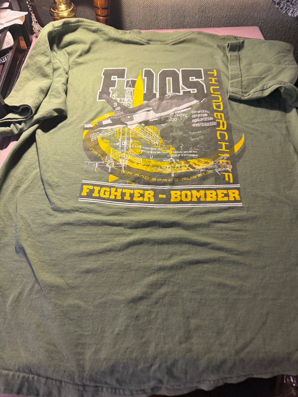 Vintage Smithsonian F-105 Thunderchief Fighter-Bomber Tee