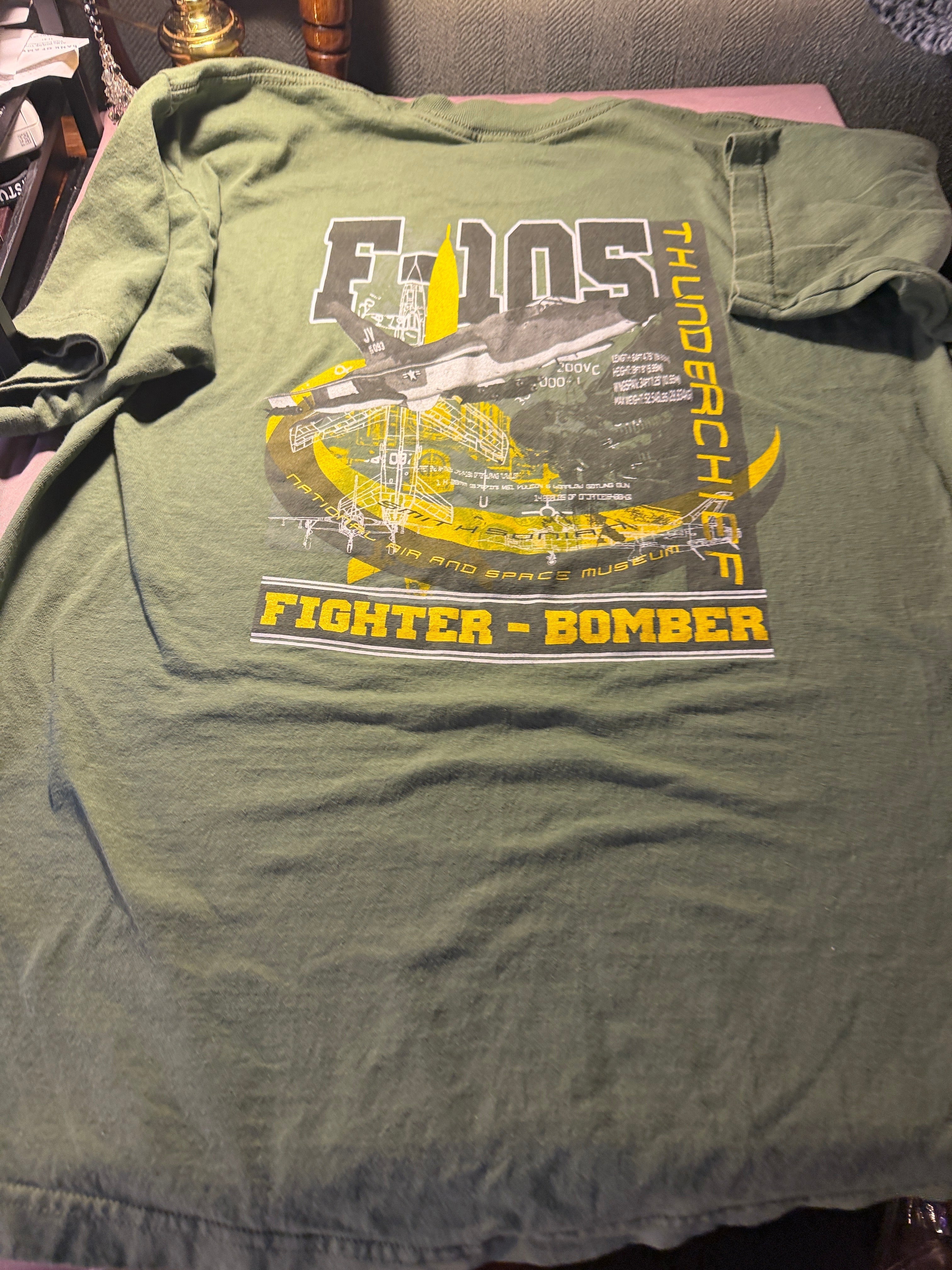 Vintage Smithsonian F-105 Thunderchief Fighter-Bomber Tee