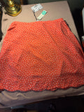 41 Hawthorn Polka Dot Scallop Hem Mini Skirt – Size L (NWT)