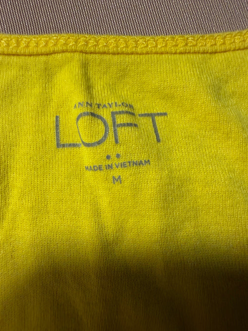 Ann Taylor LOFT Yellow Tank Top