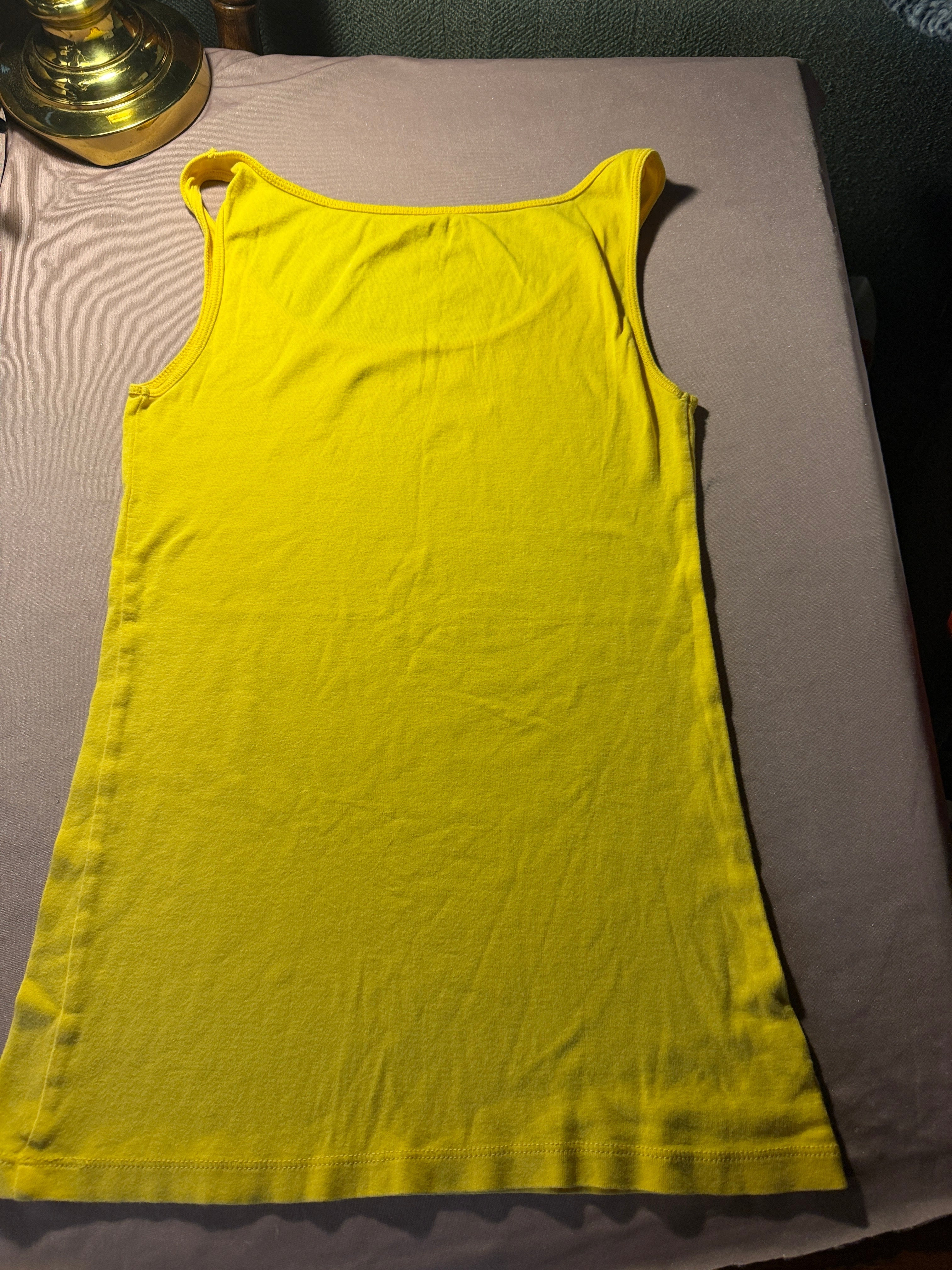 Ann Taylor LOFT Yellow Tank Top
