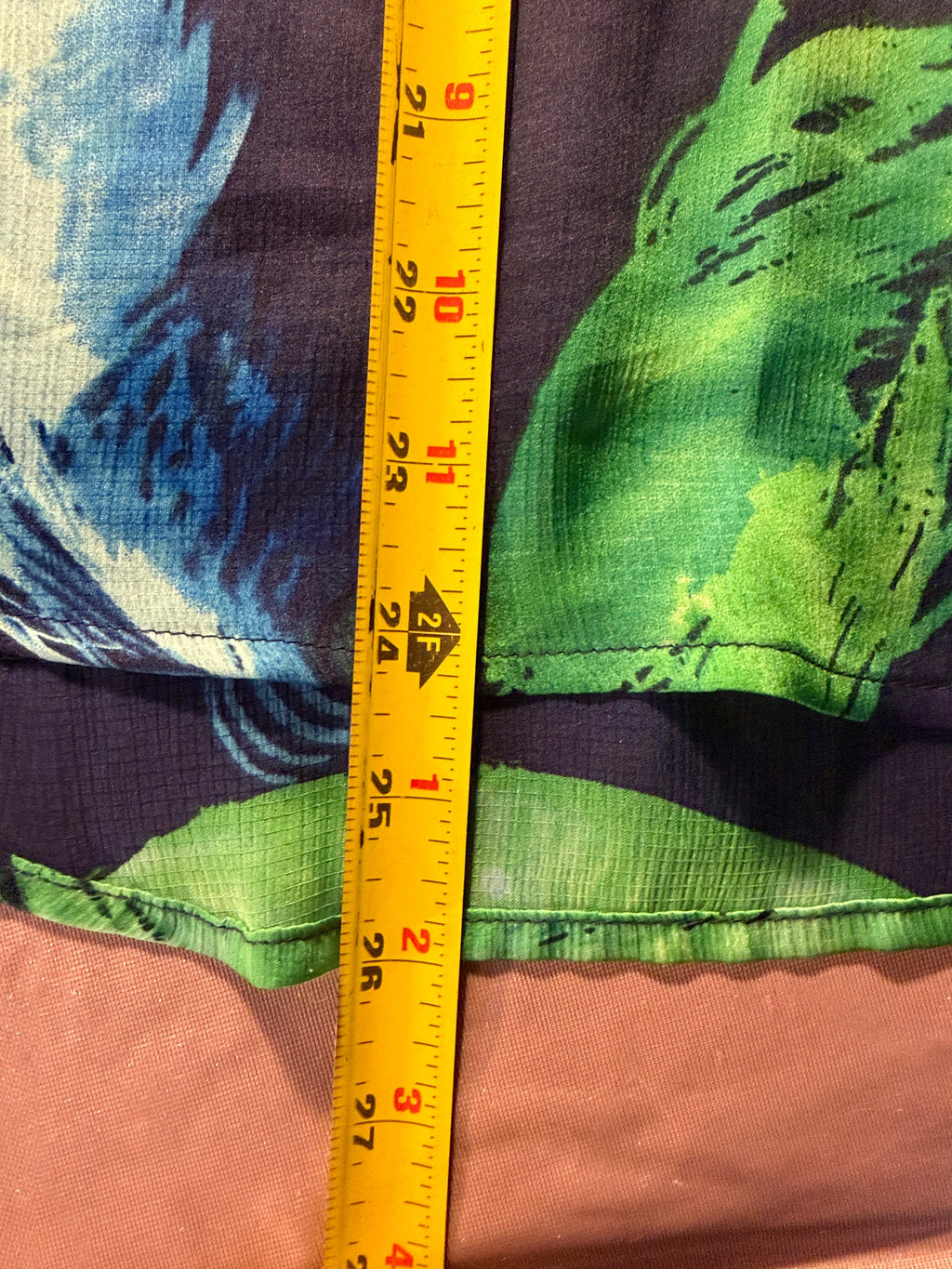 New York & Company Feather Print Ruffle Tank Top