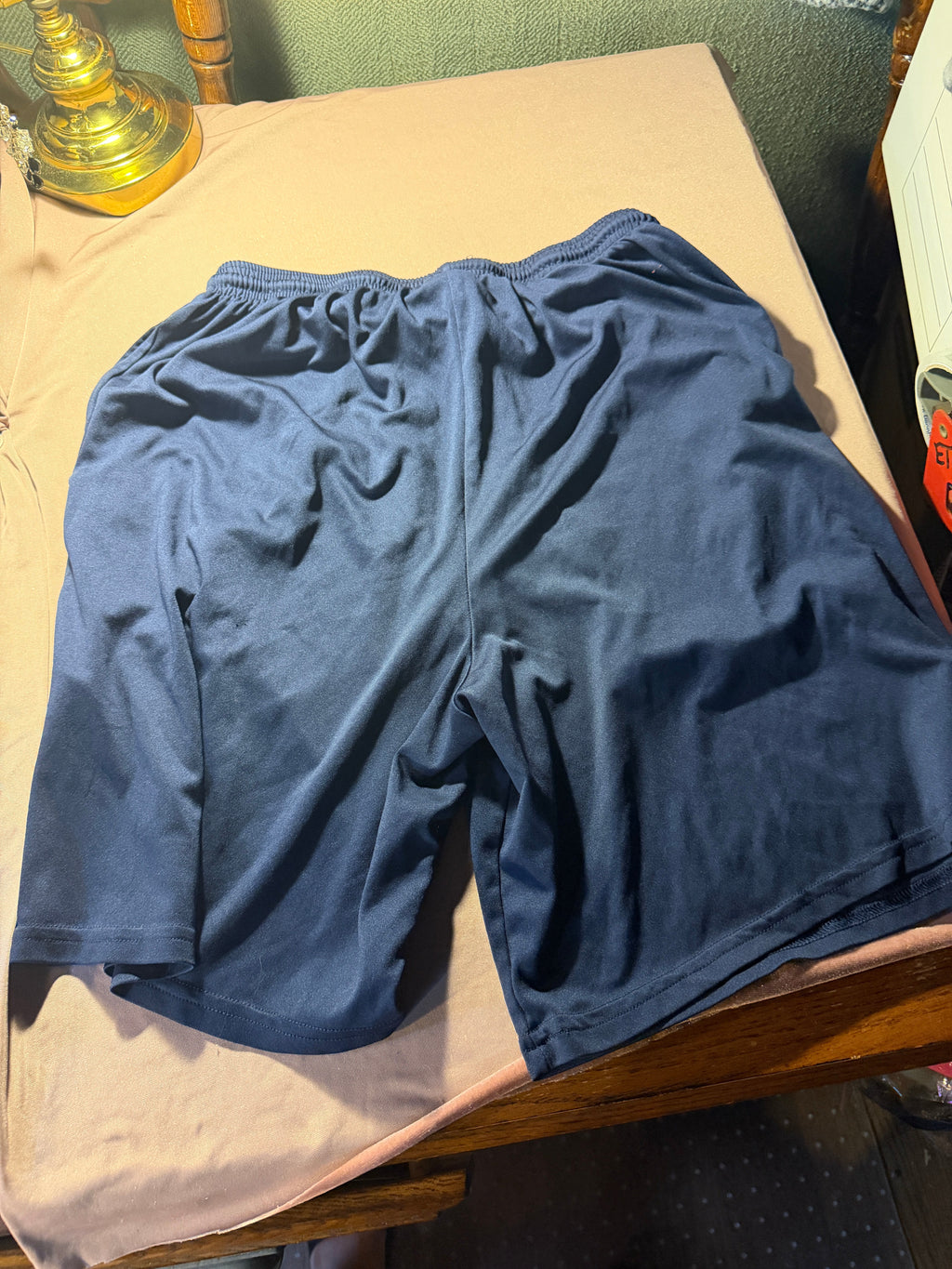 Navy FM Athletic Shorts