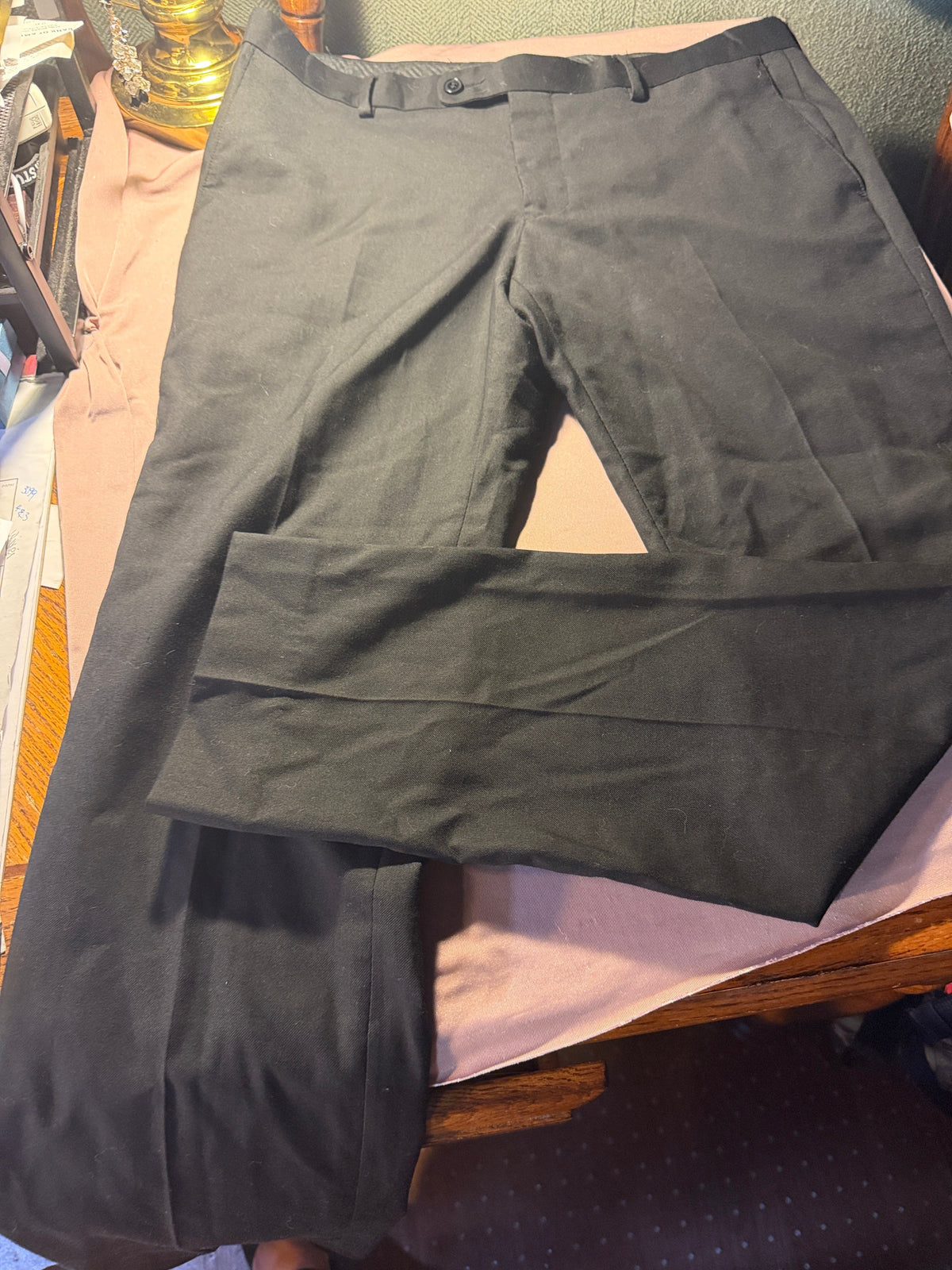Lineage Men's Black Dress Pants – Size 33x30