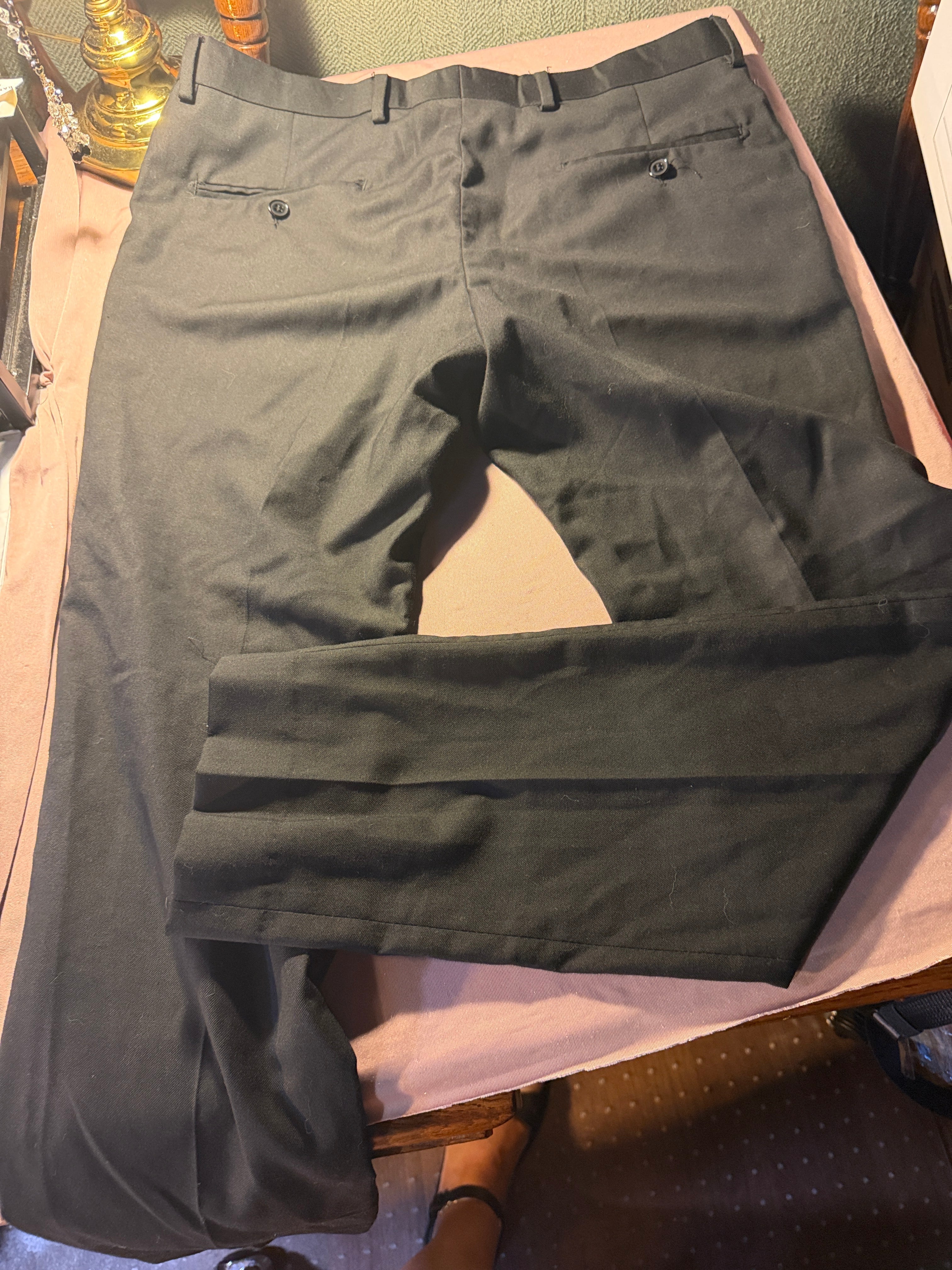 Lineage Men's Black Dress Pants – Size 33x30
