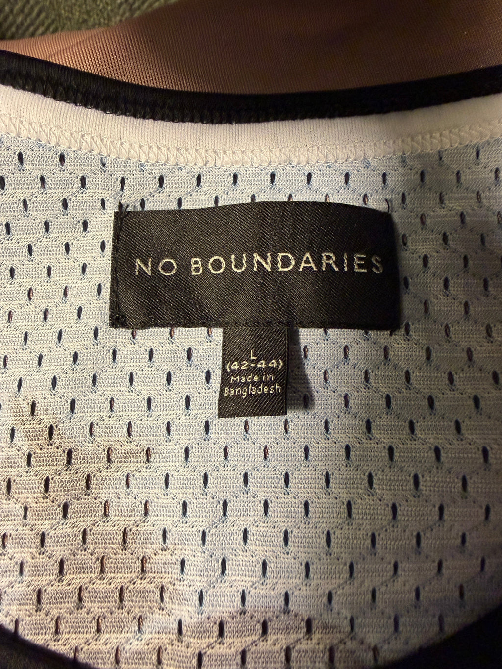 No Boundaries Tropical Sunset Mesh Tank Top