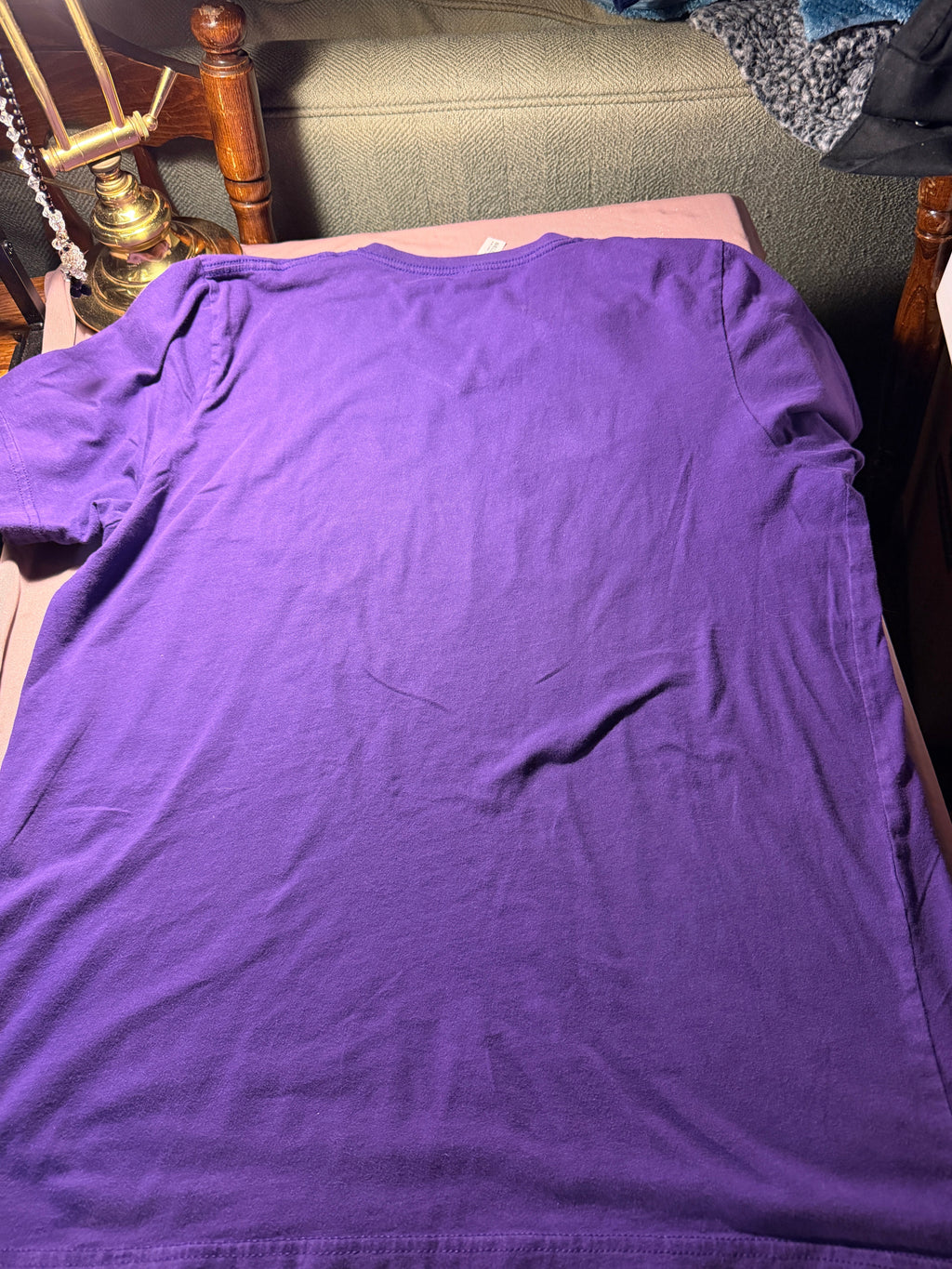 Tarleton Baseball Graphic Tee – Purple V-Neck