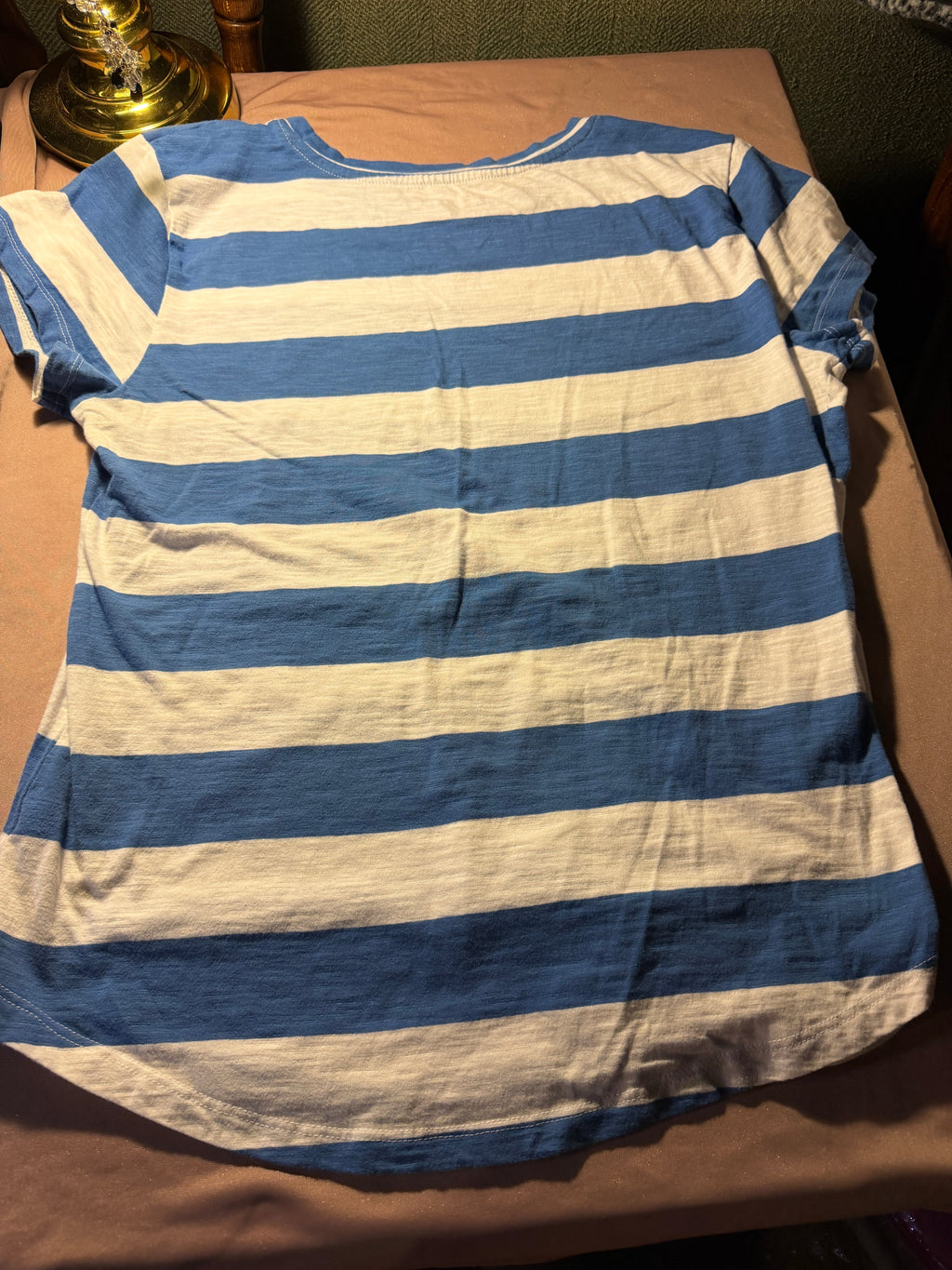 Sonoma Everyday Tee Blue & White Stripe