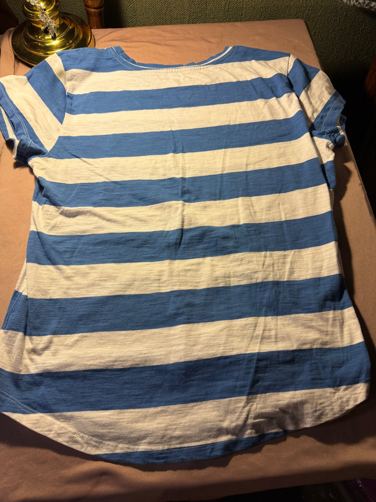 Sonoma Everyday Tee Blue & White Stripe