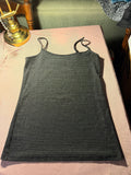 Charcoal Stripe Spaghetti Strap Cami