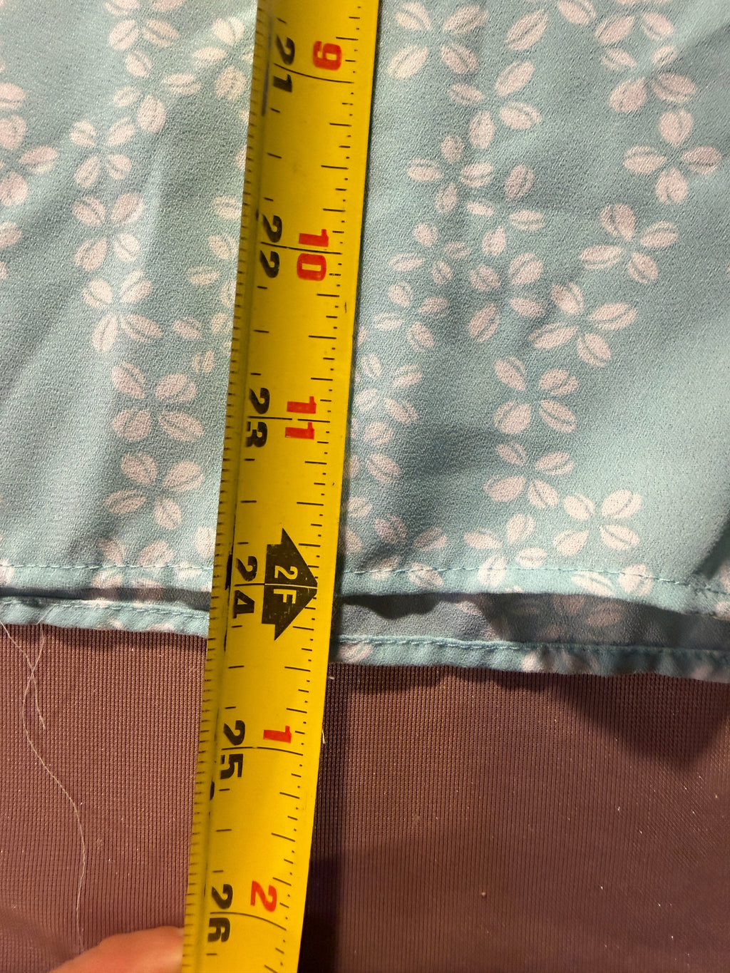 LOFT Light Blue Floral Sleeveless Top