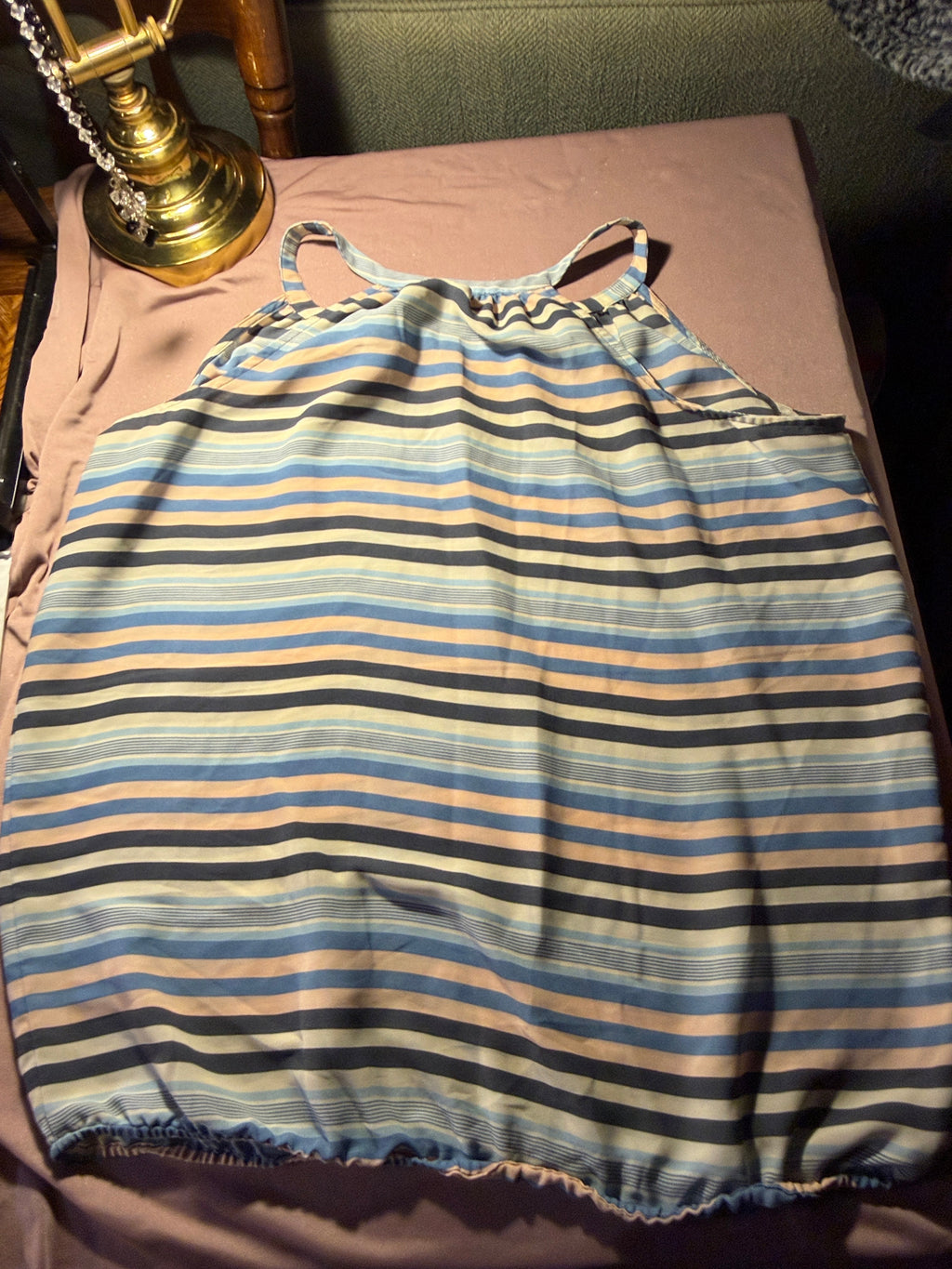 LOFT Multicolor Stripe Halter Cami