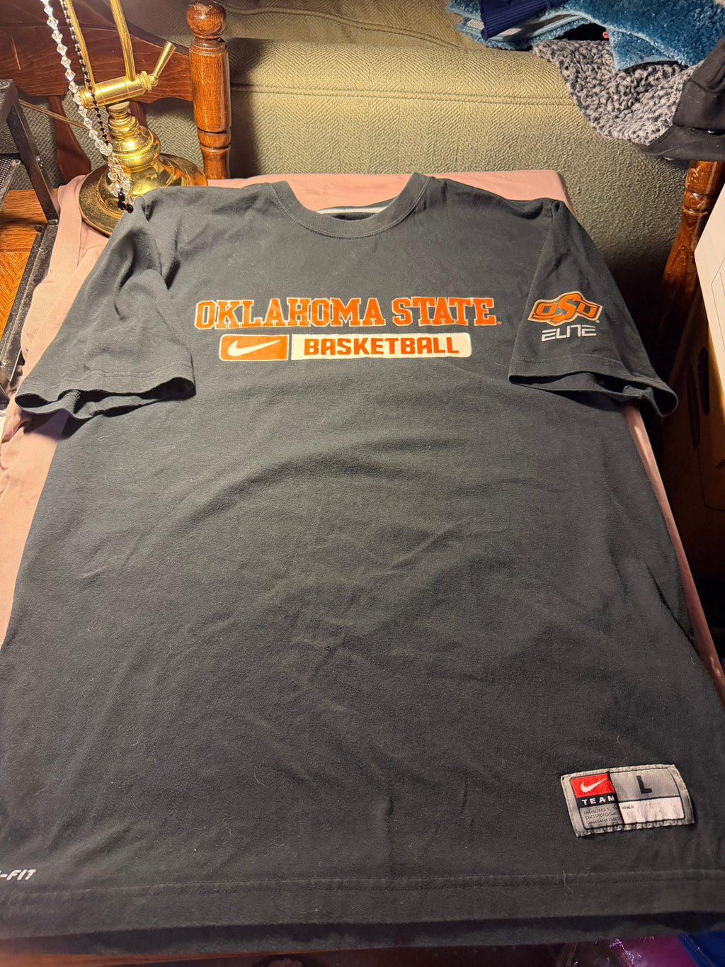 Nike Dri-FIT Oklahoma State Basketball Tee – Size L