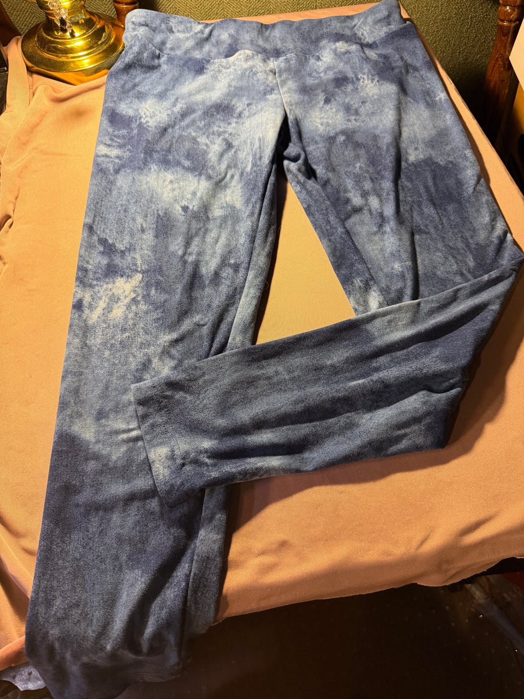 Time and Tru Tie-Dye Flare Leggings – Size L (12-14)