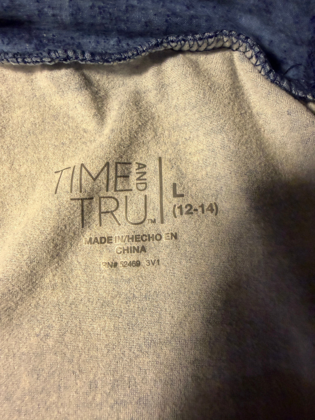 Time and Tru Tie-Dye Flare Leggings – Size L (12-14)