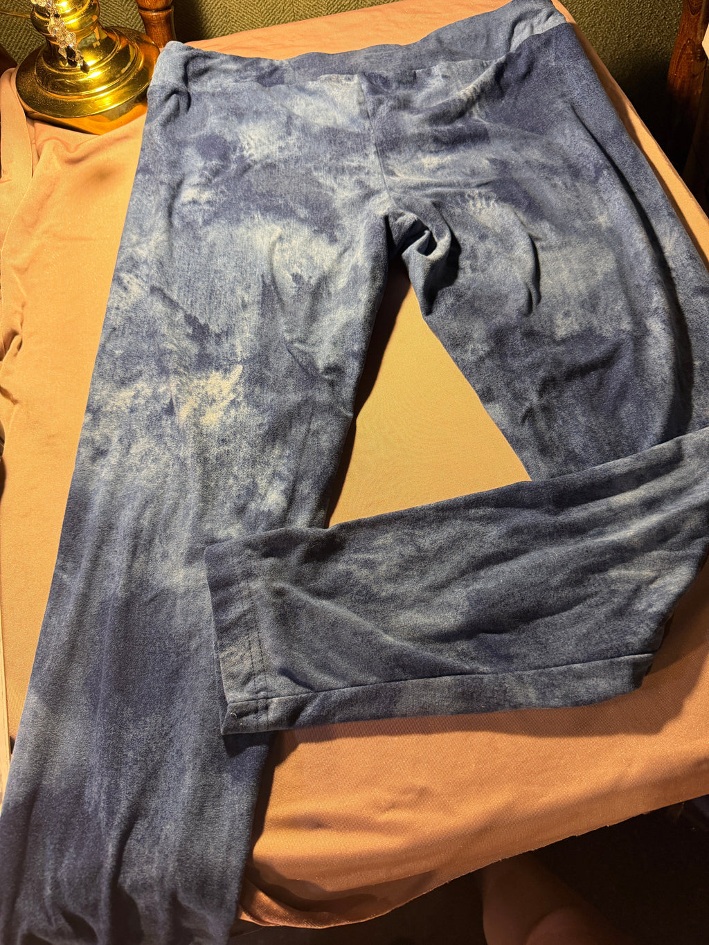 Time and Tru Tie-Dye Flare Leggings – Size L (12-14)