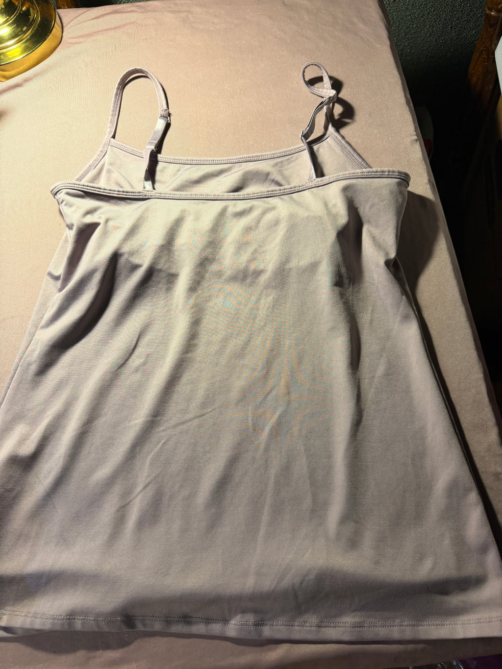 New York & Company Adjustable Strap Cami – Gray Size M