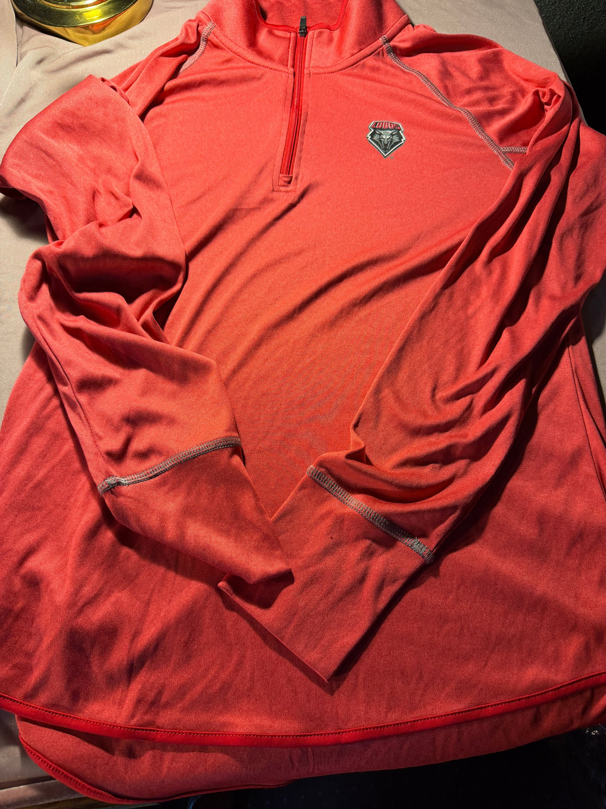 Colosseum Women's UNM Lobos Quarter-Zip Pullover – Size L