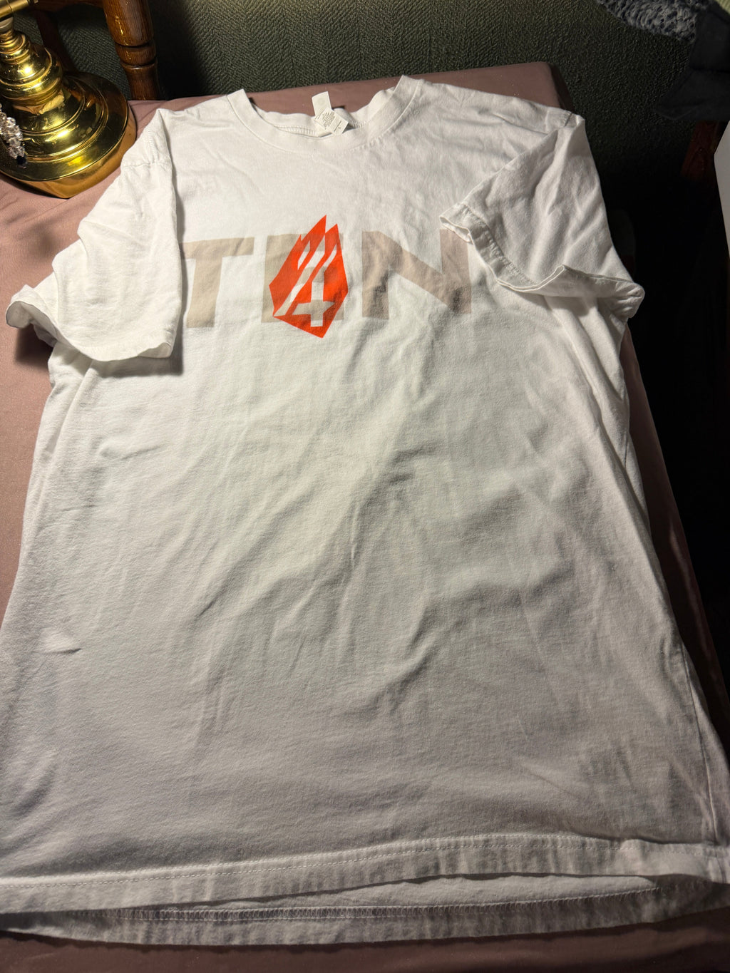 Next Level Apparel Graphic Tee – TDP24 Logo, Men's L, White
