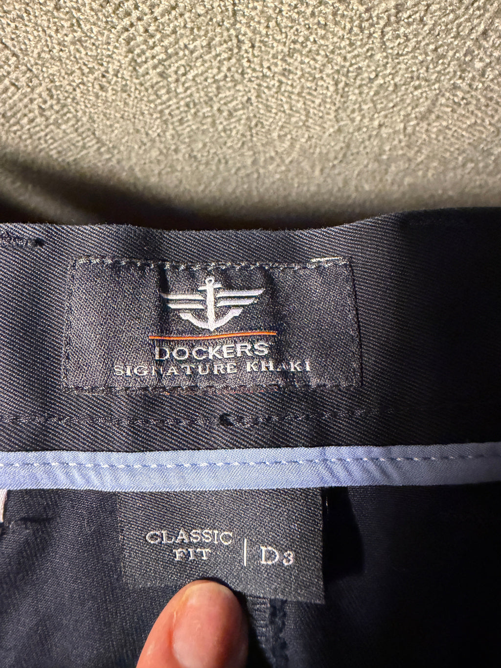 Dockers Signature Khaki Classic Fit Navy Pants – 34x34