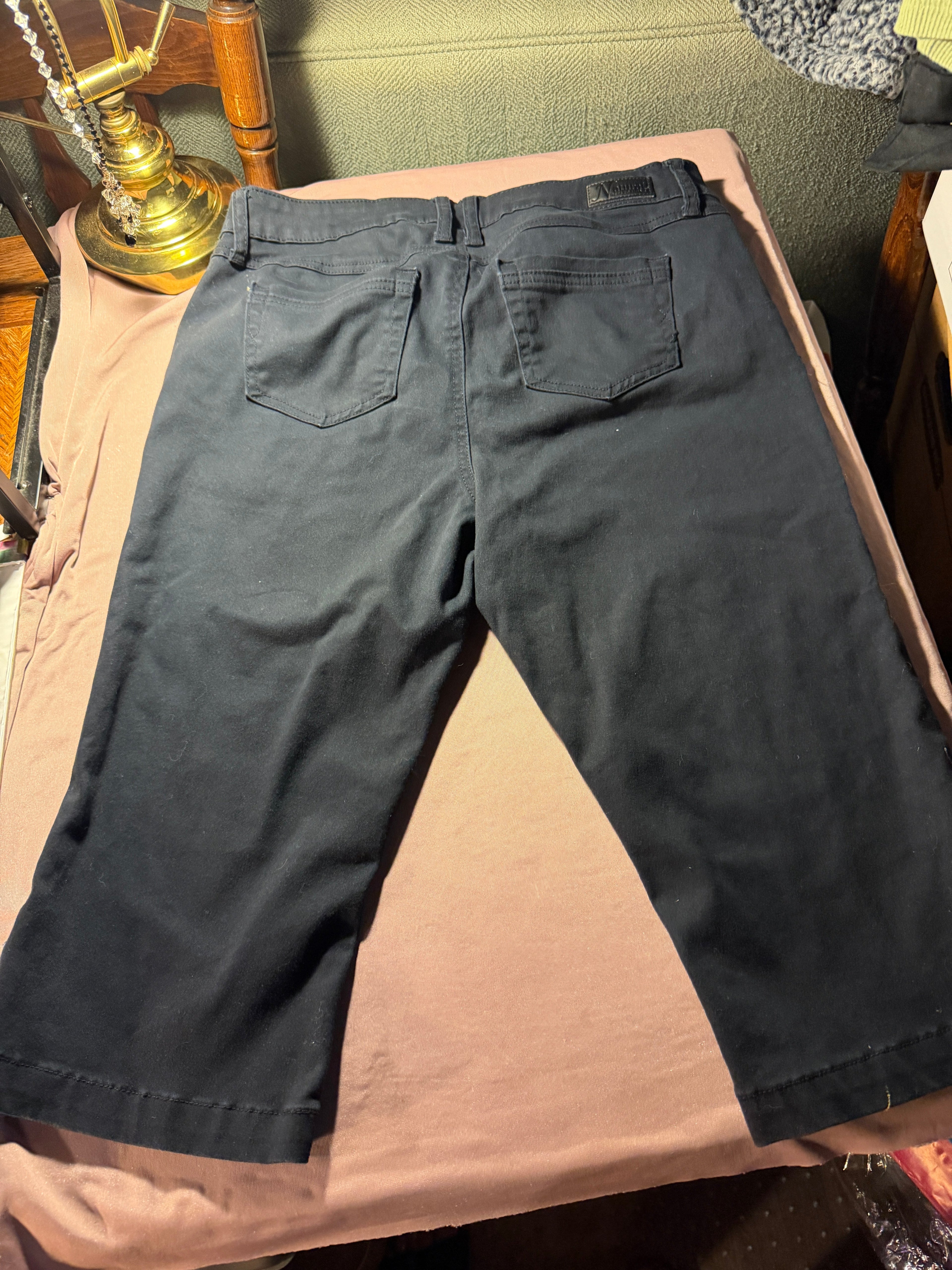 Natural Reflections Platinum Stretch Capri Pants – Size 10