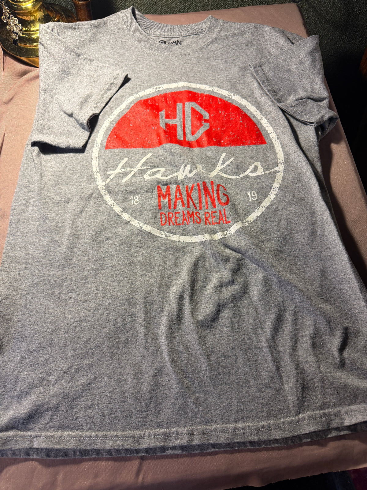 Hawks Making Dreams Real Graphic Tee – Gildan DryBlend Medium