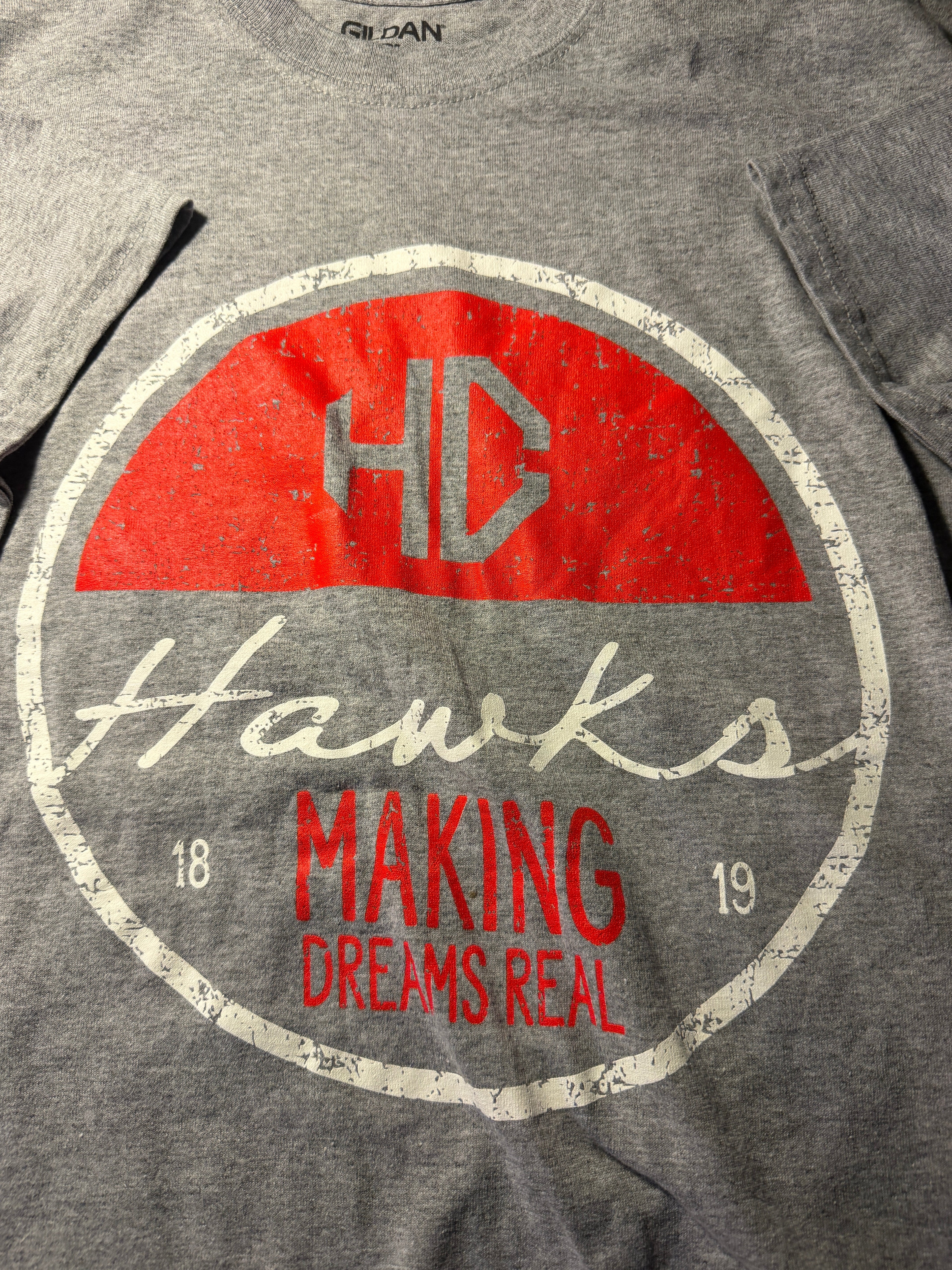 Hawks Making Dreams Real Graphic Tee – Gildan DryBlend Medium