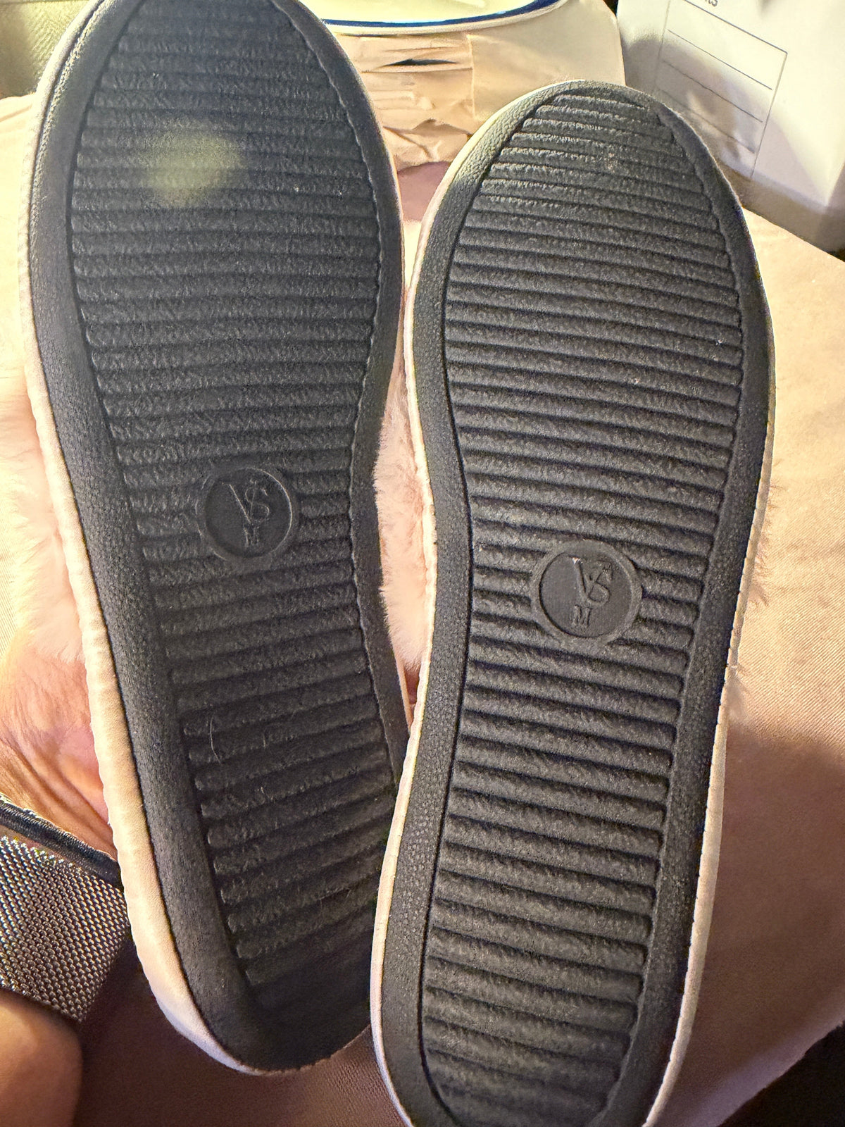 Victoria's Secret Faux Fur Slide Slippers