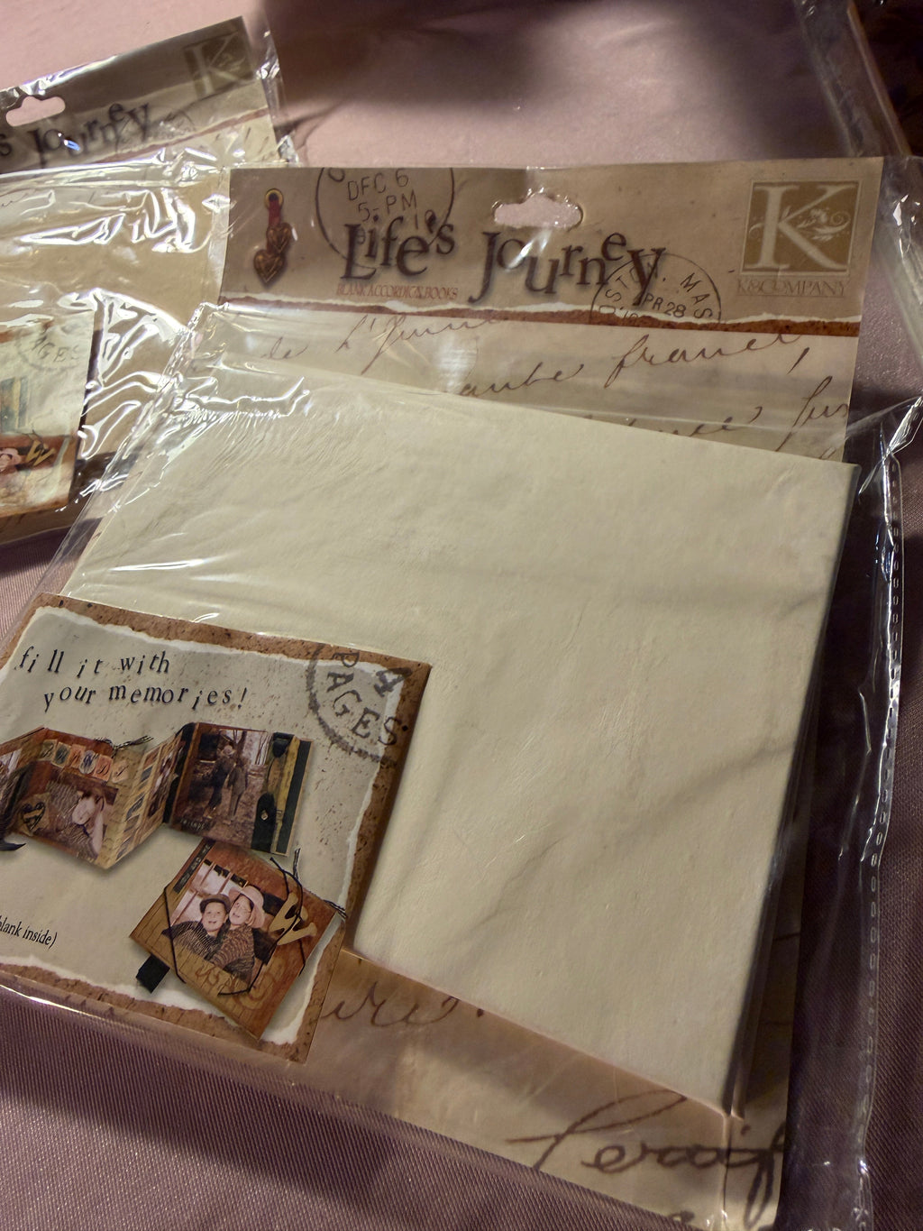 K&Company Life's Journey Accordion Book – Blank Scrapbook Mini Album (2)