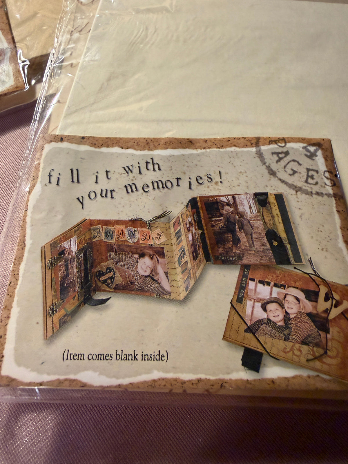 K&Company Life's Journey Accordion Book – Blank Scrapbook Mini Album (2)
