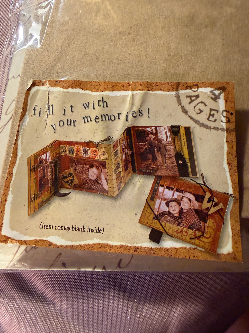 K&Company Life's Journey Accordion Book – Blank Scrapbook Mini Album (2)