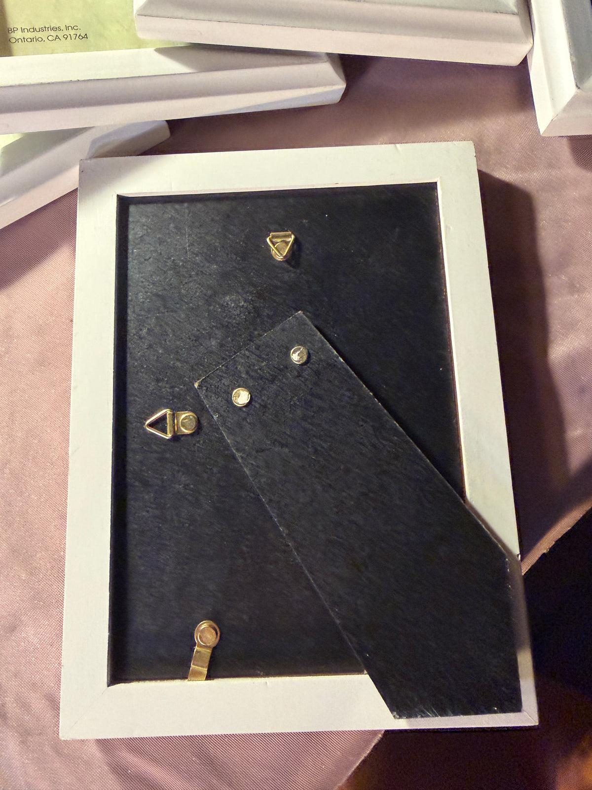 Classic Wood Collection 5" x 7" White Solid Wood Photo Frame. Total of 5 frames.