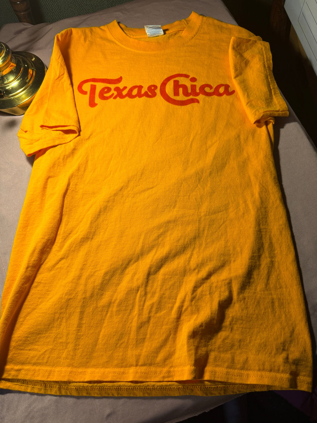 Texas Chica Graphic Tee – Golden Yellow