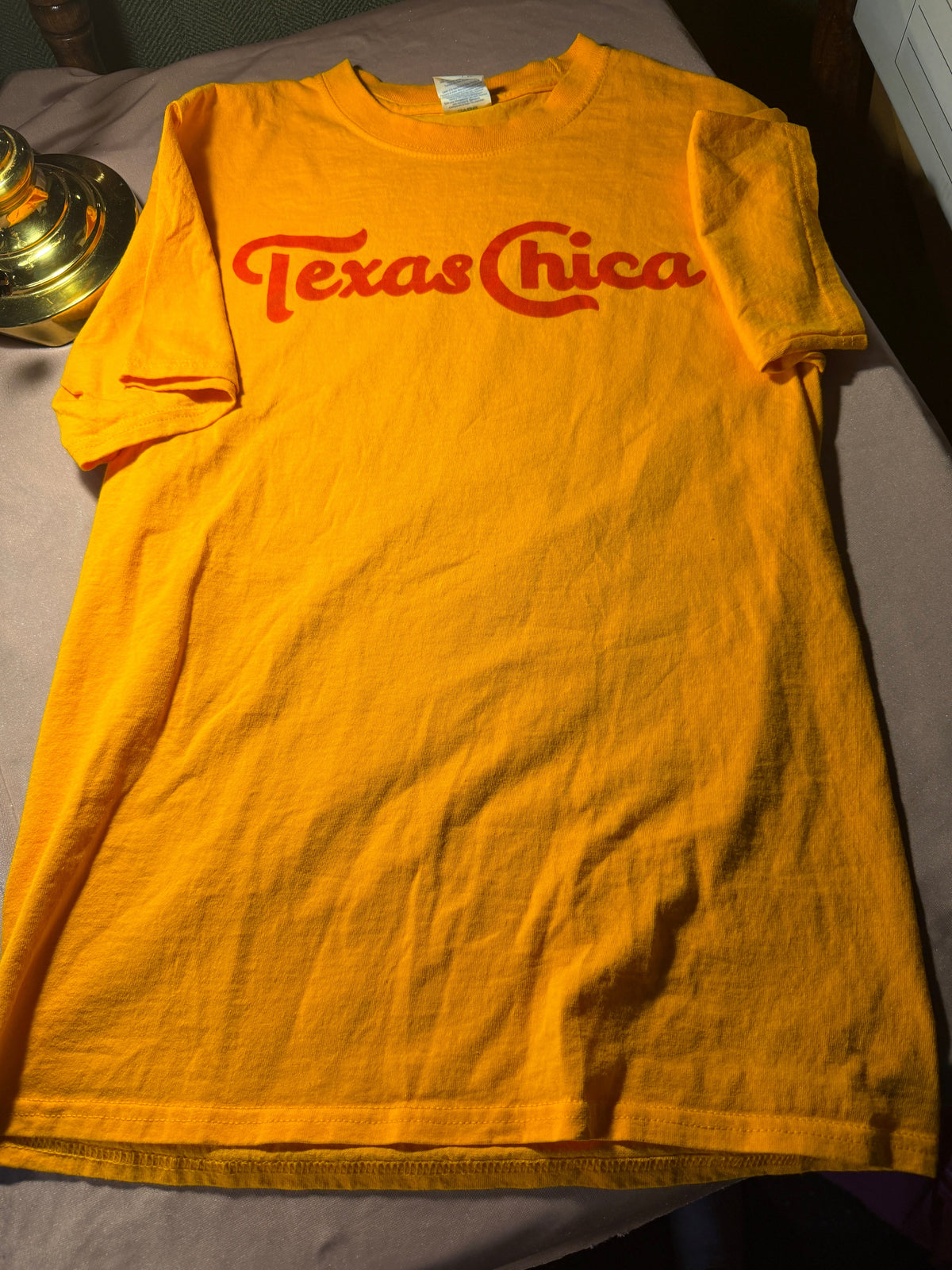 Texas Chica Graphic Tee – Golden Yellow