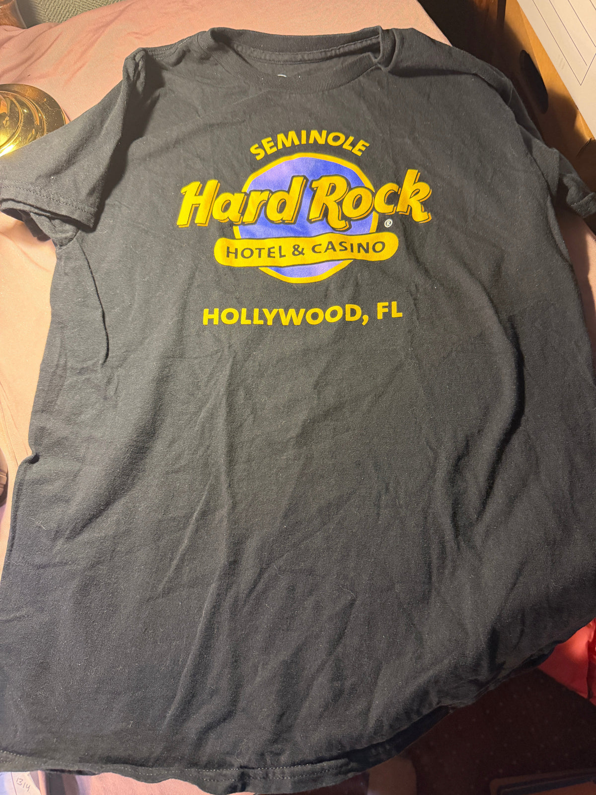 Seminole Hard Rock Hotel & Casino Hollywood FL Graphic Tee – Charcoal