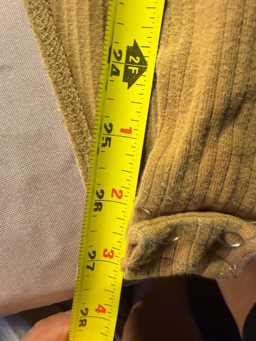 Reoria Mustard Ribbed Long Sleeve Bodysuit
