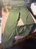 DSG Olive Green Zip-Pocket Jogger Pants – Size L (14-16)