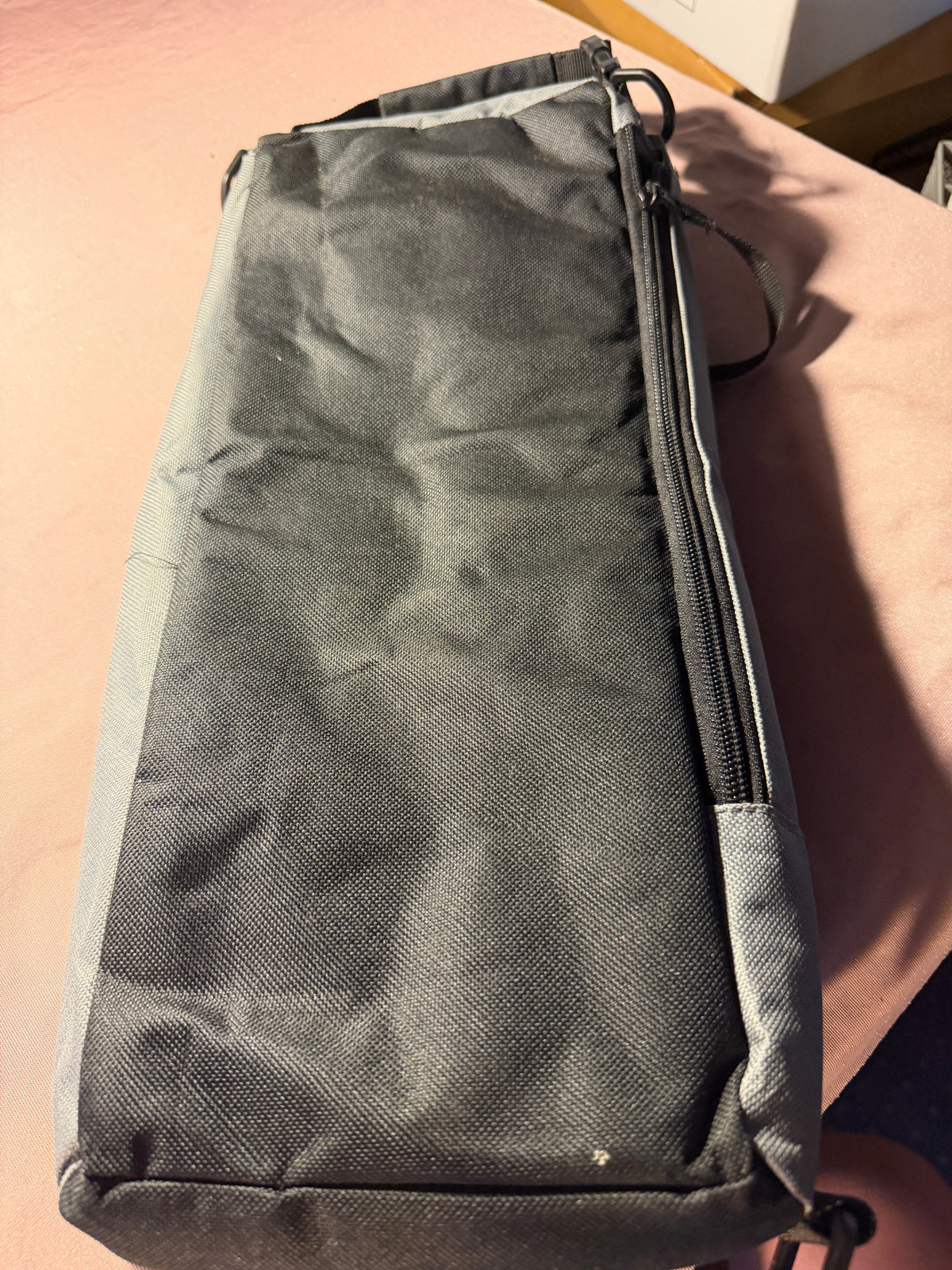 Falcona Wild Golf Cooler Bag — Insulated, Gray/Black, ~16"L x 6"W x 3"H